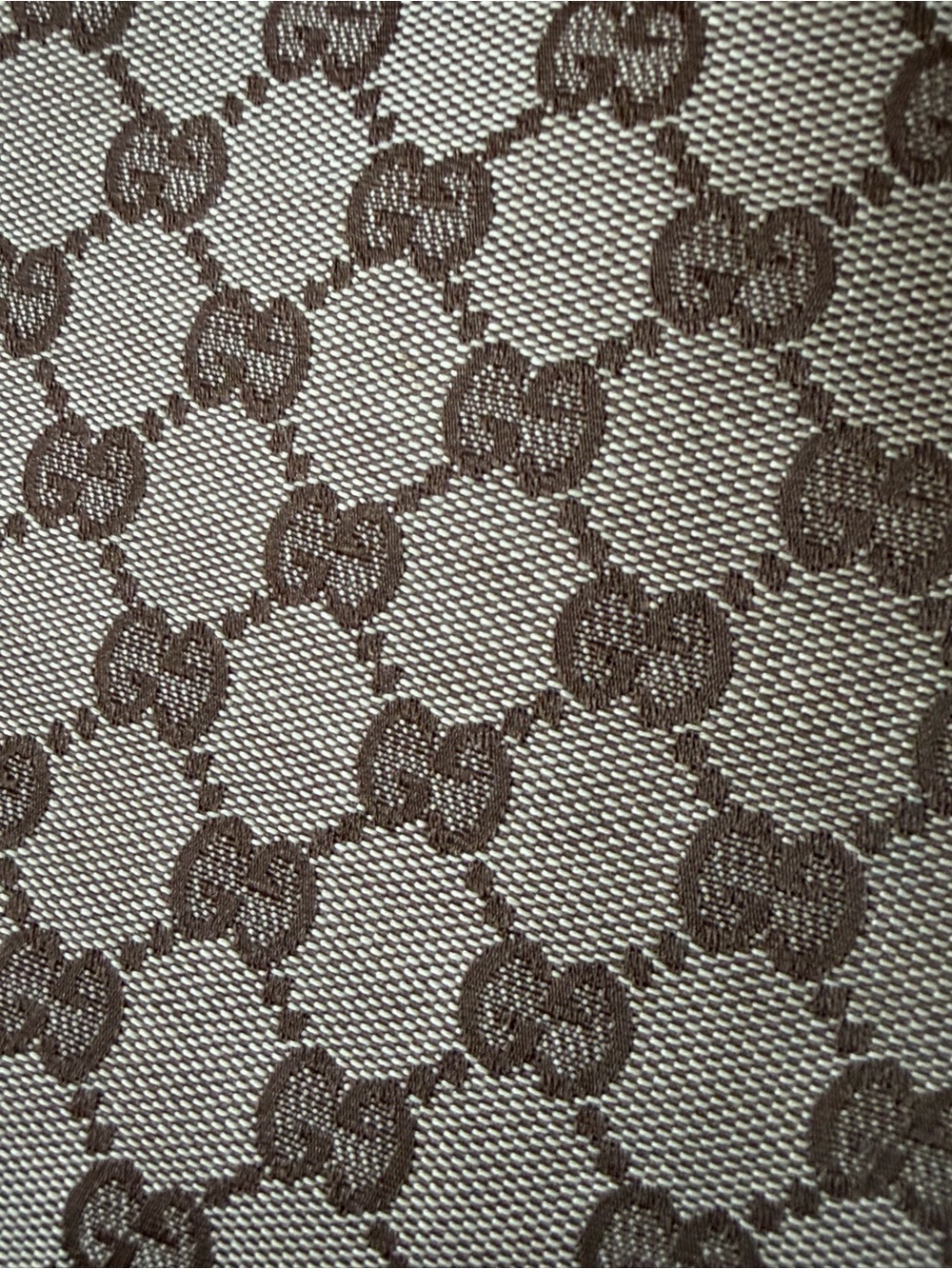 Gucci GG Canvas Leather Buckle Tote Bag Brown Monogram Large Shoulder Purse IT - Picture 11 of 16